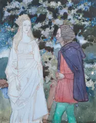 John Duncan Rsa Rsw, The Princess and the Pauper