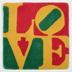Robert Indiana, Summer Love, 2006, Tappeto