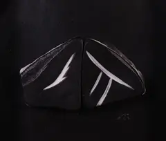 Figura (Hommage a Pierre Soulages) by J2l, Marmo inciso, offered Sep 2026