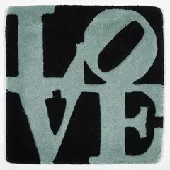 Robert Indiana, Winter Love, 2006, Tappeto