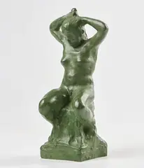 Primo Conti, Pensiero d'amore, scultura in bronze