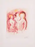 Aligi Sassu, I musici, 1931, lithograph a colori