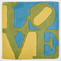 Robert Indiana, Spring Love, 2006, Tappeto