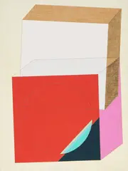 Eugenio Carmi, Sinapsi immaginaria, 1998, acrylic on canvas