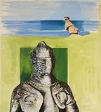 Raffaele Leomporri, Le due verità, 1966, oil on canvas