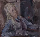 Enzo Faraoni, Donna, 1970, oil on panel