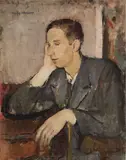 Ugo Capocchini, Ritratto di Mario Di Prete, 1933, oil on canvas