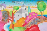 Luca Alinari, Senza titolo, mixed media on canvas