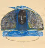 Girolamo Ciulla, Senza titolo, 2000, mixed media on paper