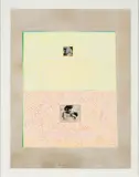Luca Alinari, Intervallo di anni, 1970, mixed media on card