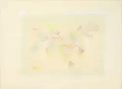 Luca Alinari, Ma l'ubicazione ritorna, mixed media on paper applicata on faesite