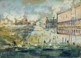 Emanuele Cappello, Venezia, oil on canvas