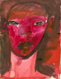 Rainer Fetting, Jamaica, 1984, Aquarell und Tusche auf Papier
