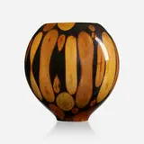 Philip Moulthrop, Bundled Mosaic Cherry Sycamore vessel, 1999, cherry, sycamore, resin