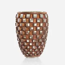 Michael Glancy, Square Ascension, 1982, blown glass, copper