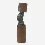 Untitled (Directly Formed Bronze) by Harry Bertoia, c. 1963, cast bronze with applied patina, sold Jan 2020