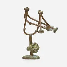 Untitled (Welded Form) by Harry Bertoia, c. 1955, patinated beryllium copper, sold Jan 2020