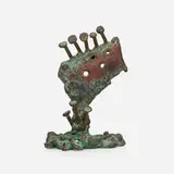 Untitled (Welded Form) by Harry Bertoia, c. 1955, patinated beryllium copper, sold Jan 2020