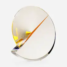 Martin Rosol, Nautilus, sand-blasted, cut and polished glass