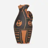 Yan Petites Têtes pitcher by Pablo Picasso, 1963, earthenware with engobe and incised decoration, sold Jan 2020