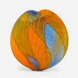 small Mandara by Lino Tagliapietra, 2006, hand-blown glass with inciso and battuto surface, sold Jan 2020