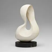 Milton Fink, Infinity (Sculpture), cast plaster, painted wood