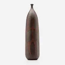 Clyde Burt, Tall vase, c. 1960, glazed stoneware