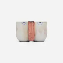 Vessel by Beate Kuhn, c. 1965, glazed stoneware, sold Sep 2024