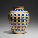 Gio Ponti, Prospettica Orcino vase, glazed porcelain