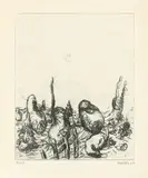 Georg Baselitz, Ohne Titel, 1964, Radierung und Vernis mou auf Velin