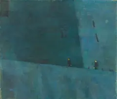 Jānis Avotins, Diversion, 2004, Öl auf Leinwand