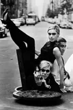 Burt Glinn, Andy Warhol mit Edie Sedgwick und Chuck Wein, New York