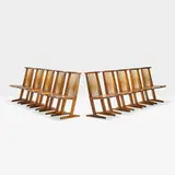 Set of ten Conoid chairs by George Nakashima, sold Sep 2019