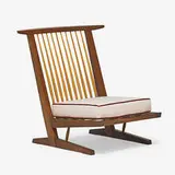 Conoid Cushion Chair by George Nakashima, sold Sep 2019
