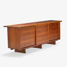 George Nakashima, Triple Sliding Door Cabinet