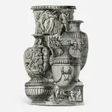 Piero Fornasetti, Vasi antichi umbrella stand, screenprint transfer on enameled steel, plastic