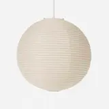 Isamu Noguchi, Akari light sculpture, model 45A, washi paper, bamboo, enameled steel