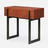 Vladimir Kagan, Cabinet, c. 1967, rosewood, lacquered wood, chrome-plated brass, laminate