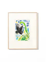 Andi Fischer, Ohne Titel, 2025, Buntstift und Bleistift auf festem Papier