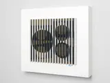 Yaacov Agam, Inner Eclipse, Polymorph-Farbserigrafie auf gefaltetem PVC, auf Kunststoff montiert