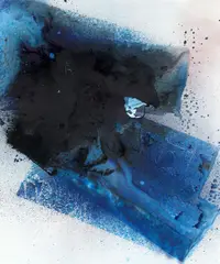 Max Frintrop, Perry, 2015, Acryl, Tusche und Pigment auf Leinwand