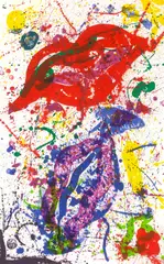 Untitled by Sam Francis, 1988, Farblithografie auf Velin, sold Sep 2025