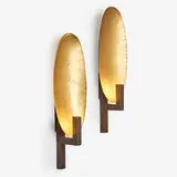Hervé van der Straeten, Pair of Coque sconces