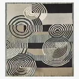 Contemporary, French Accents room-sized wool rug