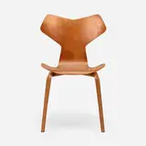Arne Jacobsen, Grand Prix chair, model 3130, 1957, walnut plywood