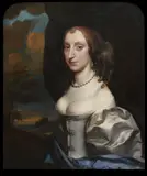 Gerard van Soest, Portrait of Lady Paget, bust-length, in a blue dress, oil on canvas