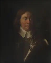 Sir Peter Lely, Portrait of Oliver Cromwell in armour, oil on canvas