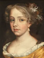 Sir Peter Lely, Portrait of a girl, said to be Countess of Halifax, oil on canvas