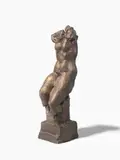 Wieland Förster, Kleine Nike I, 1993, Bronze mit goldbrauner Patina. Höhe: 45,4 cm (17 ⅞ in.)