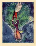 Marc Chagall, Aus: „Arabian Nights, 1948, Farblithographie auf Bütten